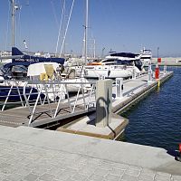 Floating dock PREMIERmooringfor marinasconcrete