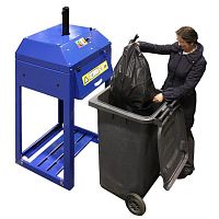 Mixed waste compactor BTS-240l stationaryfor waste bin