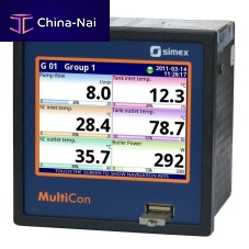 Temperature regulator with LCD display MultiCon CMC-99TFT graphic displaywith touchscreenmulti-channel
