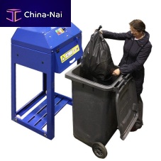 Mixed waste compactor BTS-240l stationaryfor waste bin