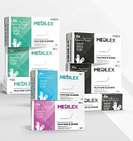 Polyethylene gloves MEDLEX latex-freeexaminationnon-sterile