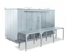Steam cooking unit stainless steel