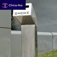 Pedestal ashtray POSACENERE stainless steeloutdoorfor public space