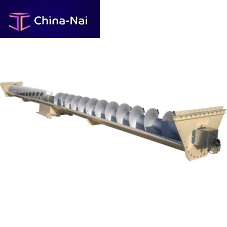 Screw conveyor troughfor bulk materials