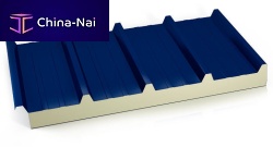 Metal roofing panel TK5 ACfiberglassinsulatingribbed
