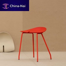 Contemporary stool ANTpolypropylenesteel baseblack