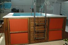 Kit swimming pool DOLCE VITAoutdoorabove-groundwooden