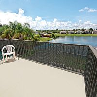 High-density polyethylene wire mesh QUADRA 10for fencingfor balconysquare mesh
