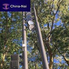 Lighting pole BIPODEaluminumconnected