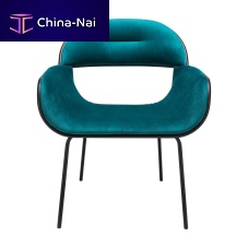 Contemporary chair Fioli LACindoorfabricsteel base