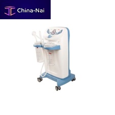 Electric surgical suction pump on casters