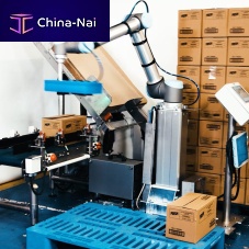 Robotic palletizing cell CCPSfor the automotive industryfor the food industrywith collaborative robots