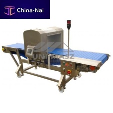 Tunnel type metal detector with conveyormobilefor the food industry