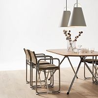 Contemporary chair X75-2indoorfabricleather