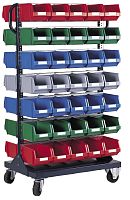 Storage cart 785 x 540 x 1400 mm | RBF-3metalshelfmultipurpose