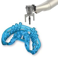 Dental implantology surgical guide