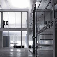 Fixed partition HABITAT 100metalglassfor offices