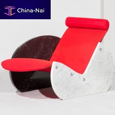 Contemporary armchair OPERAfabricmarblecustomizable