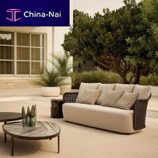 Contemporary sofa MAD OUToutdoorfabricgray