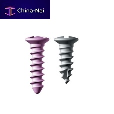 Maxillofacial compression bone screw 019A03metallic
