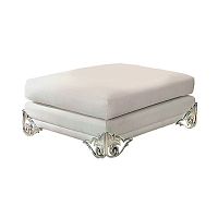 Contemporary pouf DOGE P 301fabricsquarewhite