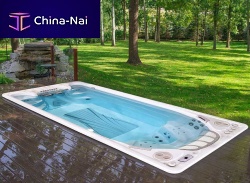 Built-in swim spa 16EXabove-groundrectangular4-seater