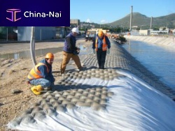 Reinforcement geocomposite FLEXITEXprotectionfor erosion controlpolyester