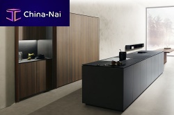 Contemporary kitchen ALIASwoodenislandhandleless