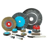 Knotted wheel brush strippingfor grinding processesdeburring