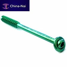 General purpose compression bone screw cannulatedtitaniumcortical