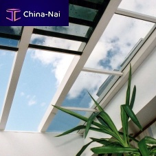 Fixed glass roof SKY GLASSslidingaluminum framemotorized