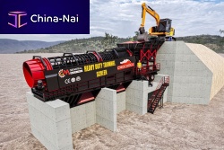 Drum screener rotaryfixedfor bulk materials