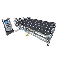 Rotary blade cutting machine 343 BCSfor glasssheetwith digital assistance