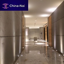 Concrete wall cladding panel POROUS PANELindoortexturedconcrete look