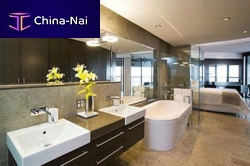 Wall-mounted decorative panel BATHROOMfor wet roomsmetalcomposite