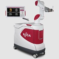 Guiding surgical robot ROSA ONE®neurosurgery