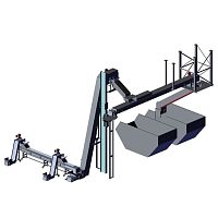 Transport conveyor system industrial
