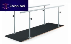 Height-adjustable rehabilitation parallel bars RE5010base-mounted
