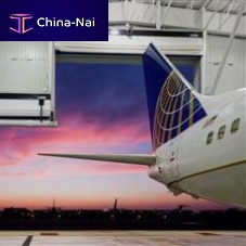 Folding hangar door for aircraft