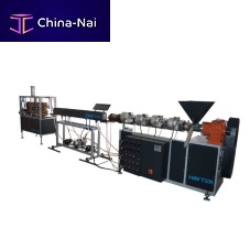 Pipe extrusion line for PVC