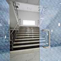 Tempered glass panel KALEIDOSCOPE : STRIAlaminatedpatternedtranslucent