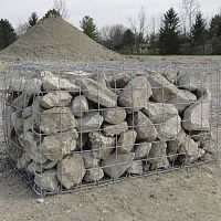 Corrosion control gabion WELDED WIREwallsteel