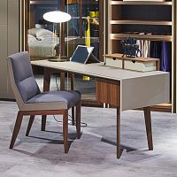 Contemporary chair Baia indoorfabricleather
