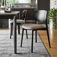 Contemporary chair EIDEoutdoorfabricsynthetic leather