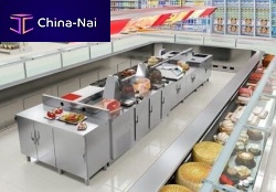 Contemporary kitchen H1stainless steelislandlarge