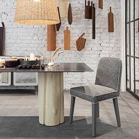 Contemporary chair Nextindoorfabricbeech base