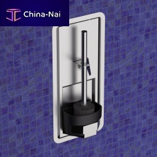 Stainless steel toilet brush BRUSH HOLDER TINObuilt-in