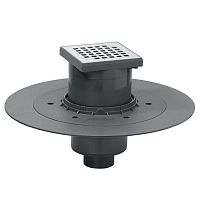 Stainless steel floor drain VENISIOfor showergratedvertical