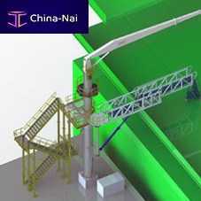 Offshore service vessel gangway for terminalstelescopichydraulic