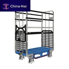 Mail sorting and distribution trolley ECOFLEX 600 E2 OKD ESDmetalplastic2 levels